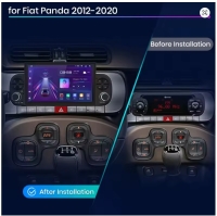 Fiat Panda 2013-2020 radio navigatie android 15 dab+ apple carplay/androidauto