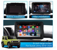 Suzuki Jimny 2018- radio navigatie 9inch android 11 wifi dab+ carplay