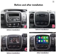 Opel Vivaro 2014-2021 navigatie 9 inch android 14 dab+ apple carplay androidauto