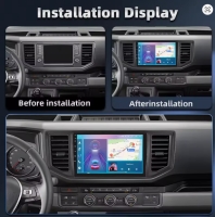 Radio navigatie geschikt voor VW Crafter 2017-2021 10,1 inch android 14 dab+ carplay