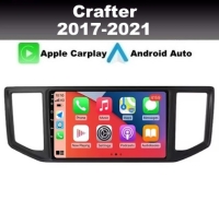Radio navigatie geschikt voor VW Crafter 2017-2021 10,1 inch android 14 dab+ carplay