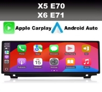 BMW X5 E70 X6 E71 navigatie 14.9inch carkit android 14 wifi dab+ apple carplay