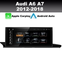 Navigatie geschikt voor Audi A6 A7 2012-2018 android 14 dab+ apple carplay/androidauto