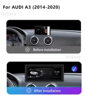 Navigatie geschikt voor Audi A3 2013-2018 android 14 10,25inch dab+ apple carplay/androidauto