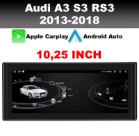 Navigatie geschikt voor Audi A3 2013-2018 android 14 10,25inch dab+ apple carplay/androidauto