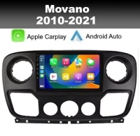 Opel Movano radio navigatie 9inch wifi android 14 dab+ carplay/androidauto