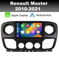 Renault Master radio navigatie 9inch wifi android 14 dab+ carplay/androidauto