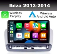 Radio navigatie geschikt voor Seat Ibiza 2013-2015 9inch android 15 wifi dab+ apple carplay