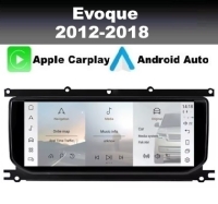 Range Rover Evqoue navigatie 10,25 inch android 14 wifi carkit dab+ apple carplay