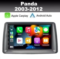 Fiat Panda 2003-2012 radio navigatie android 14 dab+ carplay/androidauto