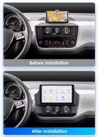 Radio navigatie geschikt voor Seat Mii 2017-2023 9inch android 14 dab+ apple carplay