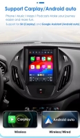 Ford B-Max Transit Tourneo Courier navigatie 9,7inch android 14 dab+ apple carplay/androidauto