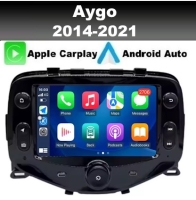 Toyota Aygo 2014-2021 radio navigatie 7inch android 15 wifi dab+ apple carplay