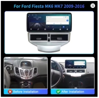Ford Fiesta MK7 navigatie radio 12,3 inch wifi android 15 dab+ carplay/androidauto