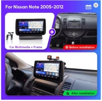 Nissan Note 2005-2012 navigatie 9inch android 14 dab+ apple carplay androidauto