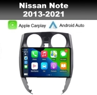 Nissan Note 2013-2021 navigatie 9inch android 14 dab+ apple carplay androidauto