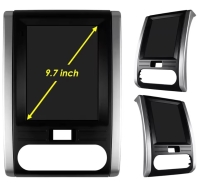 Nissan Xtrail 2007-2015 navigatie 9.7inch android 14 dab+ apple carplay androidauto