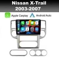 Nissan Xtrail 2003-2007navigatie 9inch android 14 dab+ apple carplay androidauto