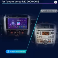 Toyota Verso 2009-2018 radio navigatie 9inch android 15 dab+ apple carplay androidauto