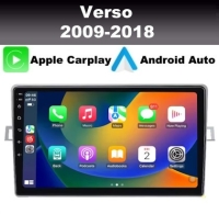 Toyota Verso 2009-2018 radio navigatie 9inch android 15 dab+ apple carplay androidauto