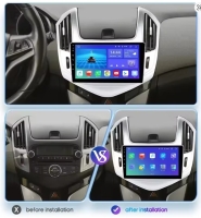 Chevrolet Cruze 2012-2015 radio navigatie 9inch android 14 wifi dab+ apple carplay