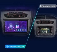 Radio navigatie geschikt voor Seat Altea 9inch android 14 wifi dab+ apple carplay