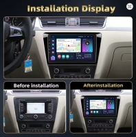 Radio navigatie geschikt voor Skoda Rapid 2013-2019 9inch android 14 dab+ apple carplay