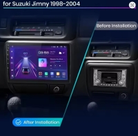 Suzuki Jimny 1998-2004 radio navigatie 9inch android 14 dab+ apple carplay androidauto