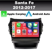 Hyundai Santa Fe 2012-2017 radio navigatie android 14 dab+ apple carplay/ android auto