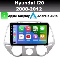 Hyundai i20 2008-2012 radio navigatie android 14 dab+ apple carplay/ android auto