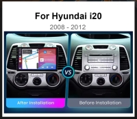 Hyundai i20 2008-2012 radio navigatie android 14 dab+ apple carplay/ android auto