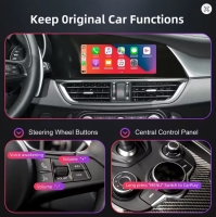 Alfa Romeo Stelvio Giulia Giulietta 2014-2019 draadloos Apple Carplay Android Auto module