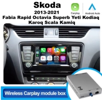 Skoda 2013-2021 draadloos Apple Carplay Android Auto module