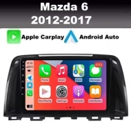 Mazda 6 2012-2017 radio navigatie android 14 dab+ apple carplay/ android auto