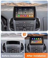 Opel Zafira 2011-2016 navigatie 9inch wifi android 14 dab+ carplay/androidauto