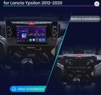 Lancia Ypsilon 2012-2020 navigatie android 14 dab+ apple carplay/androidauto