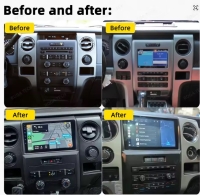 Ford F150 2008-2014 navigatie android 14 dab+ apple carplay/androidauto