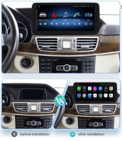 Mercedes E Klasse W212 navigatie 10,25inch android 14 dab+ apple carplay/ androidauto