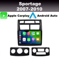 Kia Sportage 2007-2010 radio navigatie 9inch android 14 wifi dab+ apple carplay