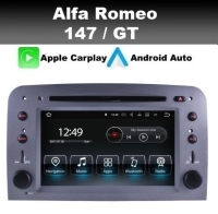 Alfa Romeo 147 GT radio navigatie android 14 wifi dab+ apple carplay