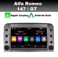Alfa Romeo 147 GT radio navigatie android 14 wifi dab+ apple carplay