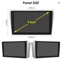 Toyota Avensis 2003-2009 radio navigatie 9inch android 14 dab+ apple carplay androidauto