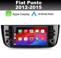 Fiat Punto Evo 2012-2015 radio navigatie android 14 dab+ apple carplay/ android auto