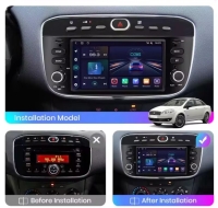 Fiat Punto Evo 2012-2015 radio navigatie android 14 dab+ apple carplay/ android auto