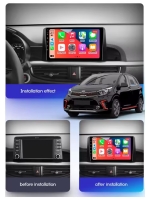 Kia Picanto 2017- 2020 radio navigatie 9inch android 14 wifi dab+ apple carplay