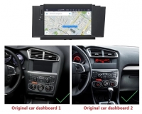 Citroen C4  DS4 2010- 2018 radio navigatie 7inch android 14 wifi dab+ apple carplay