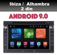 Radio navigatie geschikt voor Seat Ibiza Alhambra 7 inch android 9.0 wifi dab+