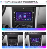 Navigatie geschikt voor Skoda Fabia Octavia android 13 apple carplay/androidauto