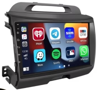 Kia Sportage 2010-2016 radio navigatie 9inch android 14 wifi dab+ apple carplay