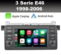 BMW 3serie E46 1998-2006 radio navigatie 7inch android 14 dab+ apple carplay androidauto